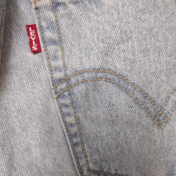 Levi's Vintage Highrise Ribcage Straight Ankle Jeans Size 28W - Picture 7 of 15